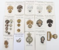 Assortment of British Military Cap Badges to the Honourable Artillery Company. Lot includes