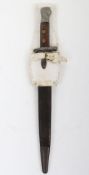Lee-Metford Bayonet. A good example with clean blade with armour stamps with wood grip and stamped