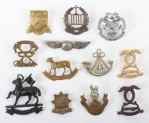 Good Assortment of O.T.C & C.C.F Cap Badges. Lot includes examples of Cheetham School, South
