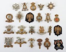 Good Selection of Cavalry Badges in Cloth & Metal. Lot includes The Royal Dragoons (Q.V.C), The