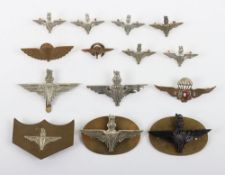Grouping of Parachute Regiment and Airborne related Metal Cap & Collar Badges.