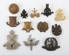 Selection of O.T.C & C.CF Cap Badges. Within this lot are the Portsmouth Grammar School Officer's