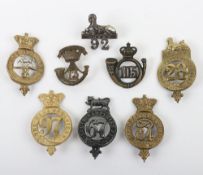 Collection of British Army Glengarry Badges. Items included in this lot are badges to the 67th South