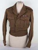 Battle Dress Blouse, Royal Artillery. A good battle dress blouse of the 1949 pattern. The RA