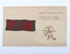 A Fine Boer War Public Schools Battalion Slouch Hat Badge
