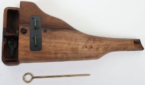 Imperial German Artillery Luger Wood Holster Stock. A good reproduction of this rare wood holster