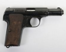 Deactivated EU certificate Astra Semi-Automatic Pistol. WW2 German re-issue Astra 9mm pistol with