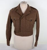 'Green Jackets' Battle Dress Blouse. A fair example of a 'Green Jackets' 49 pattern BD blouse.