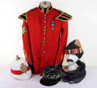 Military Uniforms and headdress, Theatrical Pieces. A selection of costume department or