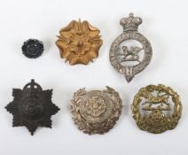 Collection of Hampshire Military related Items including the 2nd Volunteer Battalion Cap Badge,