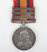 Queens South Africa Medal to the Norfolk Regiment for the 2nd Boer War, medal with 3 clasps Cape