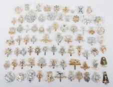 Large Collection of Anodised British Military Cap Badge. Staybrite badges included within this lot
