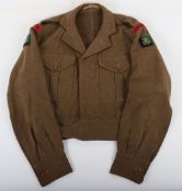 49 Pattern Battle Dress Blouse, Royal Engineers. A fair 49 pattern battle dress blouse with Royal