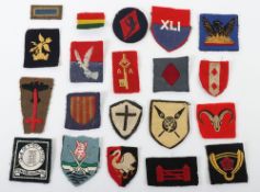 Selection of British Army Formation Badges.Â Lot includes Chemical Warfare Group R.E, Tyne