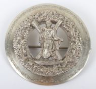 Victorian Black Watch Officers Plaid Brooch. fine quality example made by William Anderson & Sons,