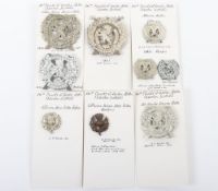 Collection of London Scottish Cap, Collar, Sporran Badges. Examples included are an Officer's
