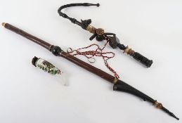 Imperial German Regimental Porcelain Smoking Pipe. A super quality made example with military