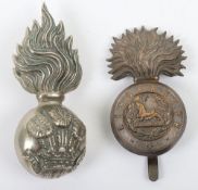 Lancashire Fusiliers Glengarry Badge with Pagri Style Slider. accompanied with an Other Ranks