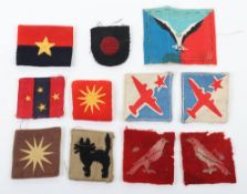 Small Grouping of Mainly Indian Cloth Formation Signs. Lot includes 5th &17th Indian Division,
