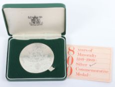 City of London, silver medal, 800th Anniversary of Mayoralty,