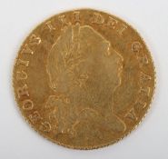 George III (1760-1820), Half Guinea, 1801 'Military type',