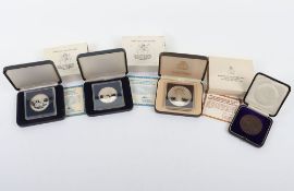 Three Silver Proof Crowns,