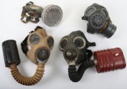 WW2 German and British Gas Masks