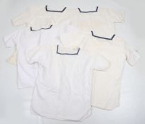 Five Royal Navy Square Rig, Naval Ratings Under Shirts.