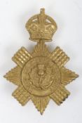 Scarce Scots Guards Sergeants Foreign Service Helmet Badge.