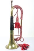 Large French Army Brass Bugle.