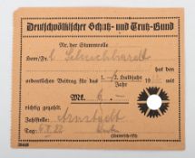 German People's Church Protection and Defence league Document