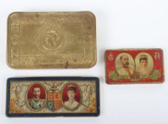 King Edward and King George Chocolate Tins with Contents