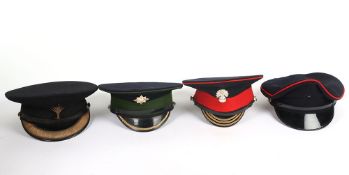 Welsh Guards Officers and other Peak caps
