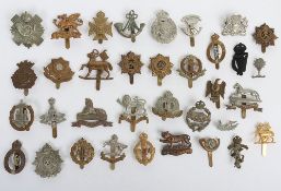 Assortment of British Military Cap Badges.