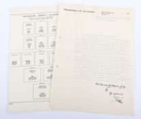 WW1 Vizeadmiral Adolf von Trotha Letter