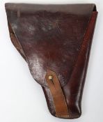 WW1 French Leather Pistol Holster.