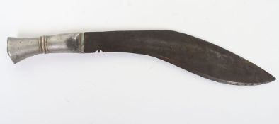 Nepalese/Indian Kukri Knife with Alloy Handle.