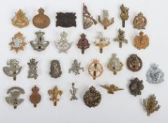 Selection of British Military Cap Badges.