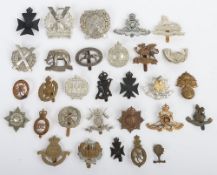 Small Collection of British Military Cap Badges.