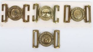 Collection of Waist Belt Clasps to Guards Regiments. Lot includes examples of the Grenadier, Coldstr