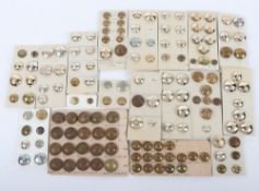 Assortment of British Military Buttons in Metal & Anodised.