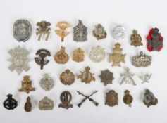 Selection Of British Military Cap Badges.