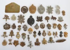 Assortment of British Military Cap Badges.