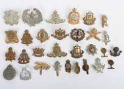 Assortment Of British Military Cap Badges.
