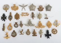 British Military Badges Collection of Cap Badges.