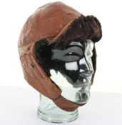 Great War Period Leather Flying Helmet