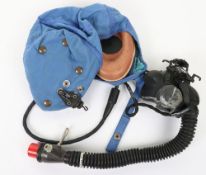 Post WW2 Type G Indian Made Flying Helmet and Oxygen Mask Set