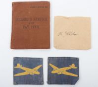 Soldiers Service AB64 Pay Book to Waterman Air Despatch RASC.