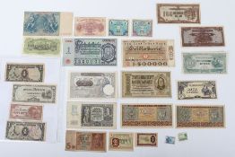 Collection of WW2 Banknotes