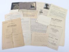 WW2 German RAD/Army Citation KIA Document Grouping